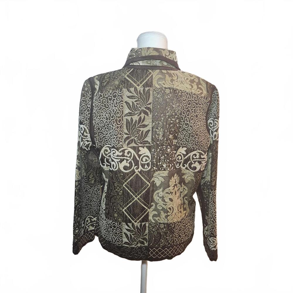 Draper's & Damon's Women's Patchwork Pattern Jack… - image 2